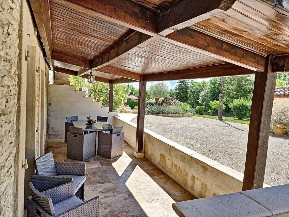 Les Curies, Ludogite Avec Piscine A Aujols Exteriör bild